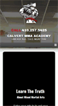 Mobile Screenshot of calvertmma.com
